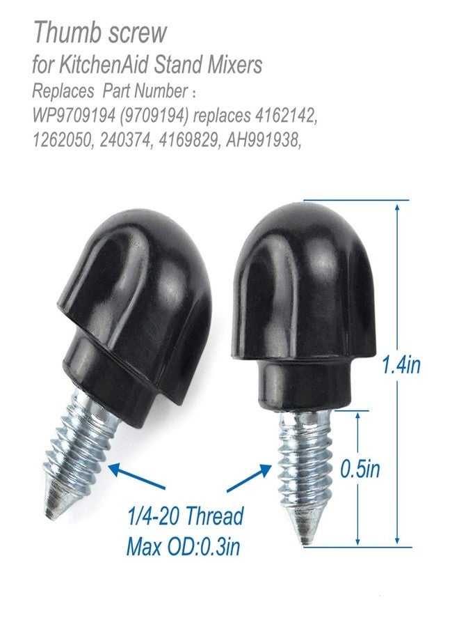 Pokin 4162142 Mixer Thumb Screw for KitchenAid & Whirlpool Mixers, Replaces 9709194 WP9709194 240374 - PACK OF 2 - Image 3